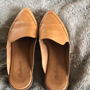 Madewell leather slip on mule